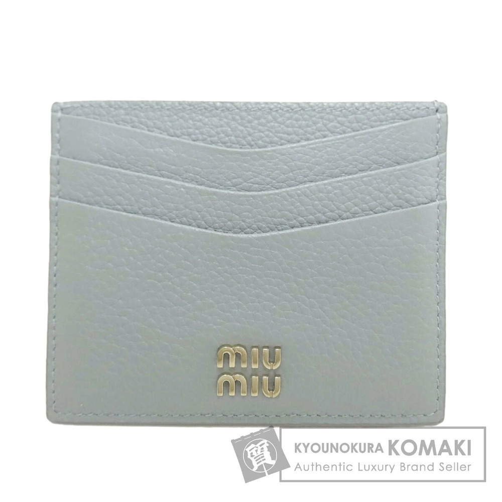 Miu Miu Card Case Wallet Leather